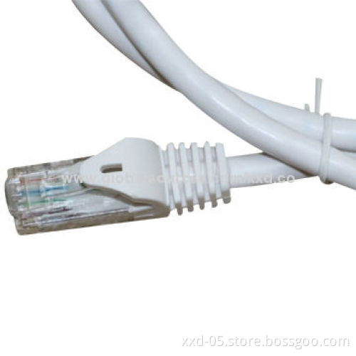 China supplier telecom RJ45/UTP stranded copper Cat5e, indoor patch cord